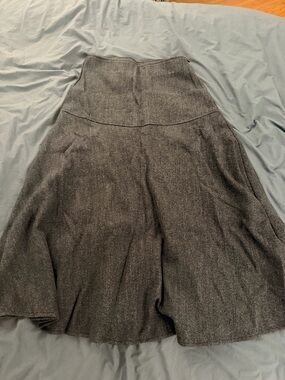 OGL Dark Charcoal A-Line Skirt